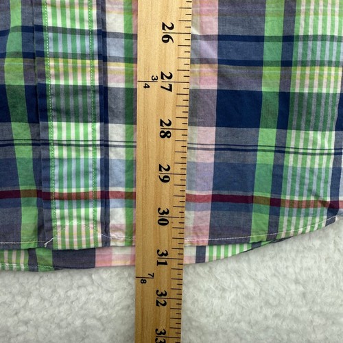 Ralph Lauren Shirt Mens Large Colorful Madras Plaid Button Down Classic Fit - Picture 4 of 7