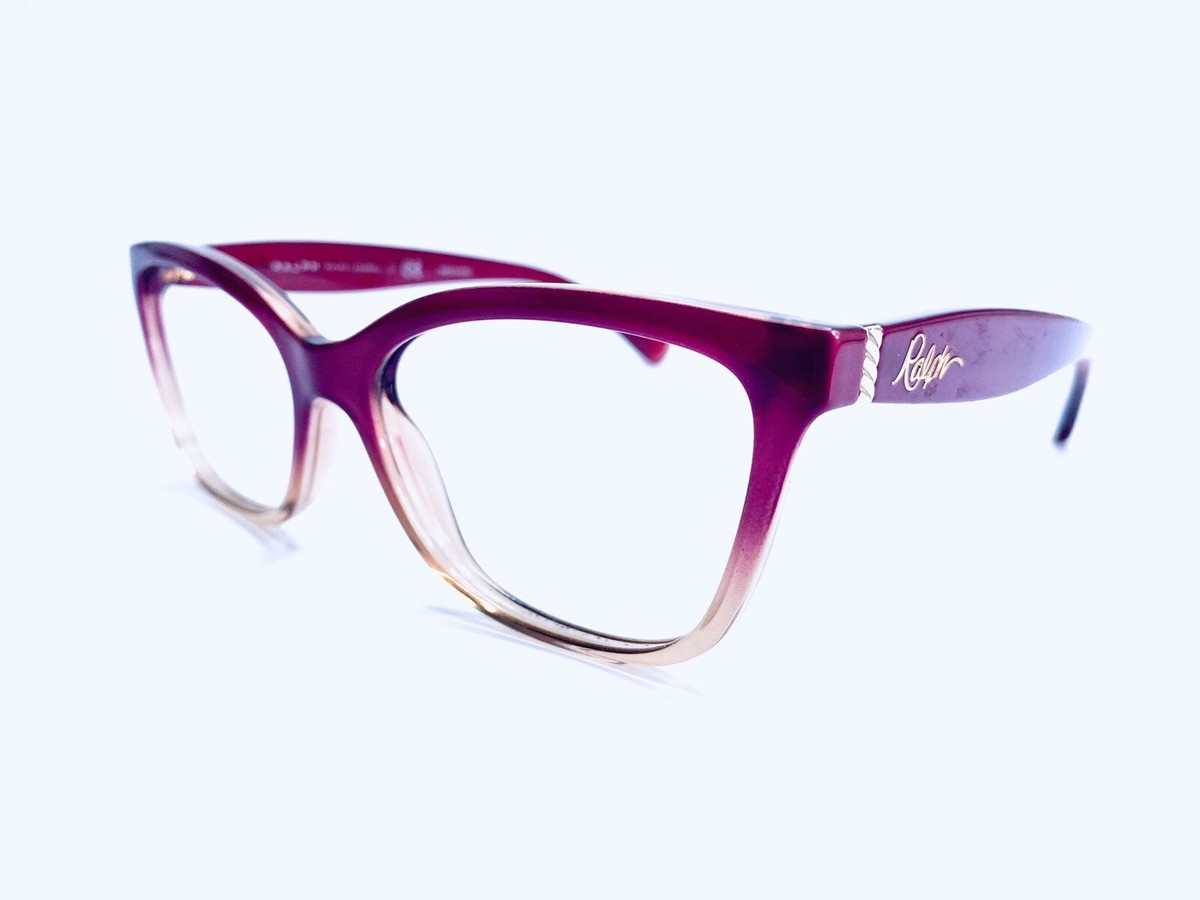 Ralph Lauren Pink Gold Ombre Oversize Car Eye Eyeglasses Ralph Lauren Pink Gold Ombre Oversize Car Eye Eyeglasses