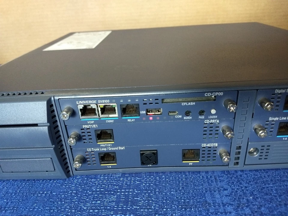 NEC SV8100/SV8300 Phone System w/ CD-CP00, CD-PRTA, CD-4COTB, CD-16DLCA, CD-4LCA - Image 3 of 4
