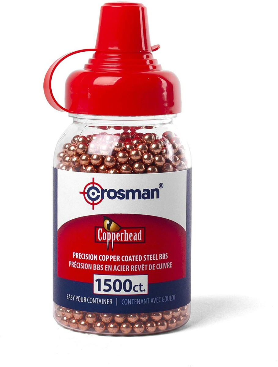 Crosman Copperhead Premium 1500 Count BBs w/ Easy Pour Spout Model