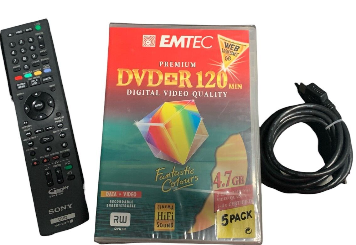 Sony RDRHX750 160GB HDD DVD Recorder Festplatten Recorder Kombigerät