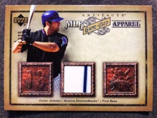 2006 Upper Deck MLB Artifacts Conor Jackson Game Used Worn Jersey Card /325 Rare