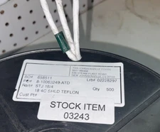 STJ 18/4 18 4C SHIELD TEFLON Strand M16878D Mil-spec Hi-Pot & Spark Tested 500'