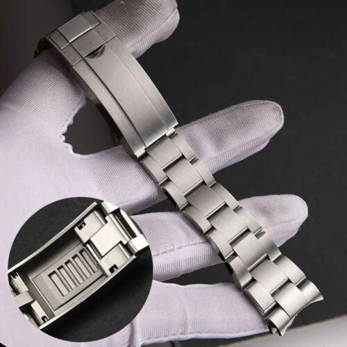 20 21 mm Edelstahl Uhrenband Armband für Rolex SUBMARINER SUP GMT Armband - Bild 1 von 8
