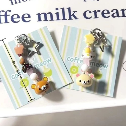 Cute Cartoon Bear Charms Pendant For CCD Camera Bag Hanging Decoration - Photo 2 sur 8