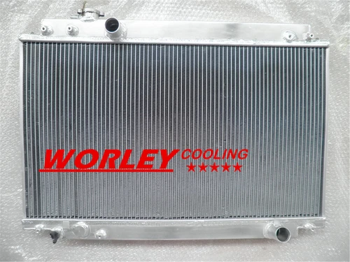 VIC-radiator & 10" FANS FOR LEXUS SC300 JZZ30 93-98/TOYOTA SOARER JZZ31 MT 91-00 - Picture 2 of 9