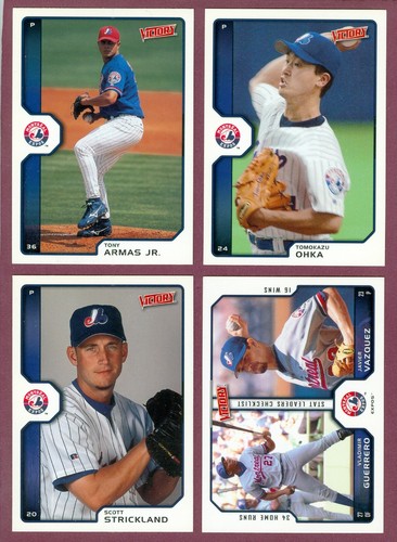 2002 Upper Deck Victory Montreal Expos Baseball CARD MLB SEE LIST - Picture 28 of 29