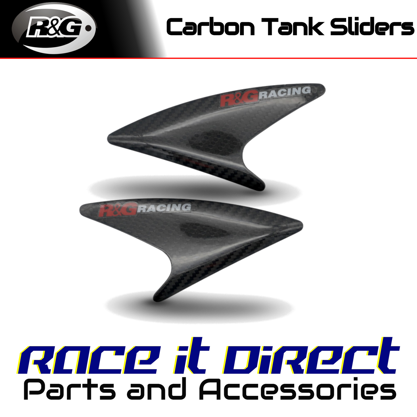 R&G - TS0080CG - Carbon Fibre Tank Sliders
