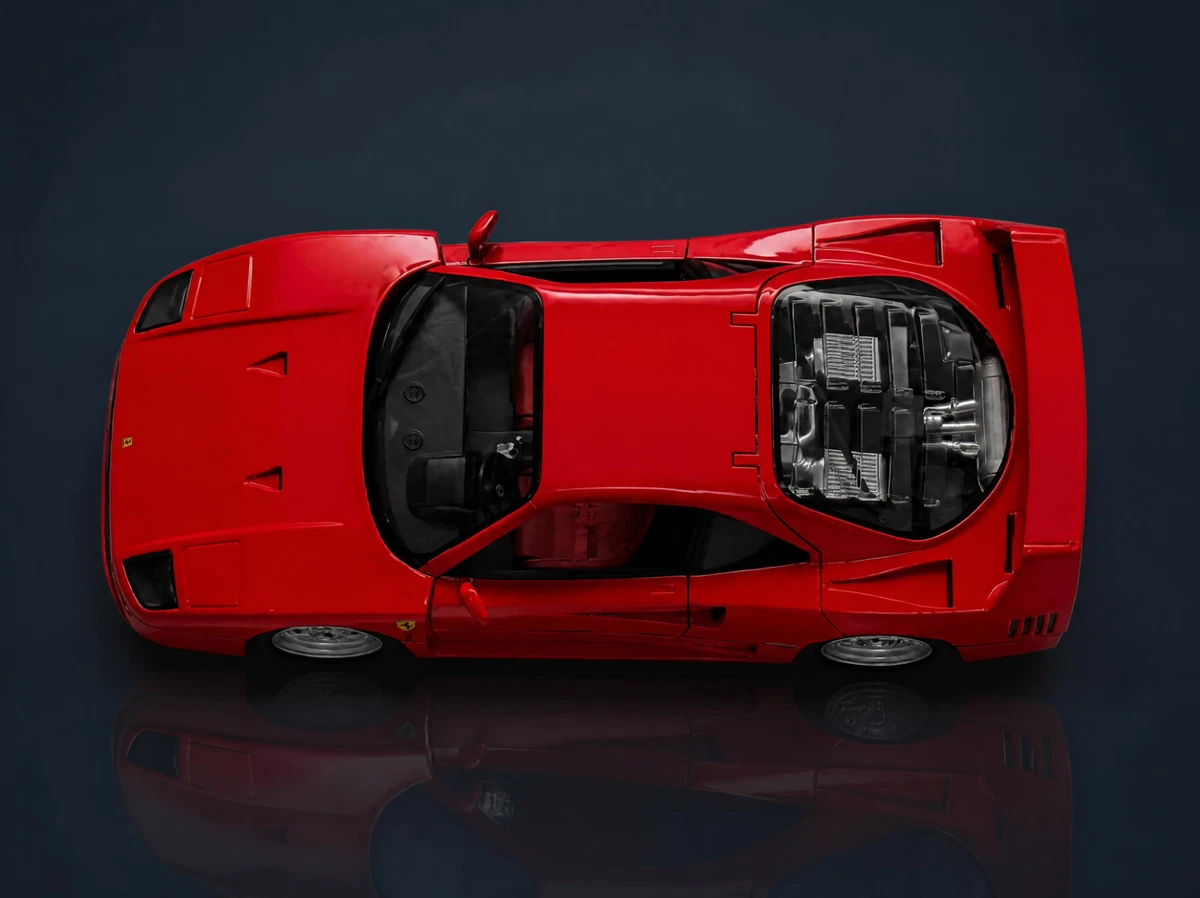 Ferrari F40 Red, NEW IN BOX Maisto 1:18 Scale Model Car