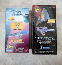 Playmates Star Trek ToyFare Exclusive Tasha Yar & Captain James Kirk 1999 NIB