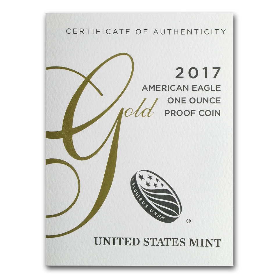 2017-W 1 oz Proof American Gold Eagle (w/Box & COA) - Image 4 of 4