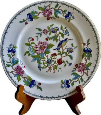 One Aynsley Pembroke Bone China 10.5'' Gold Rim Dinner Plate EUC