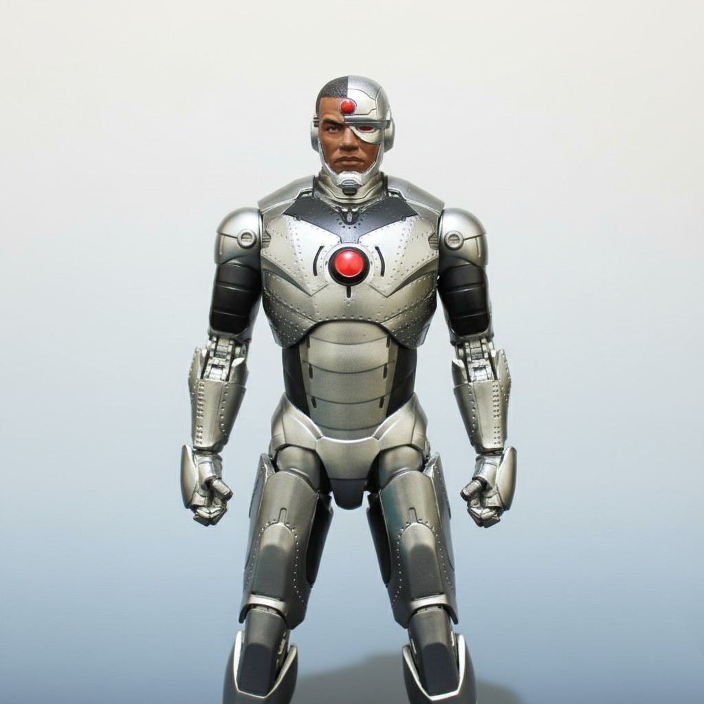 1/12 Custom DC Multiverse Victor Stone Cyborg Justice League Head