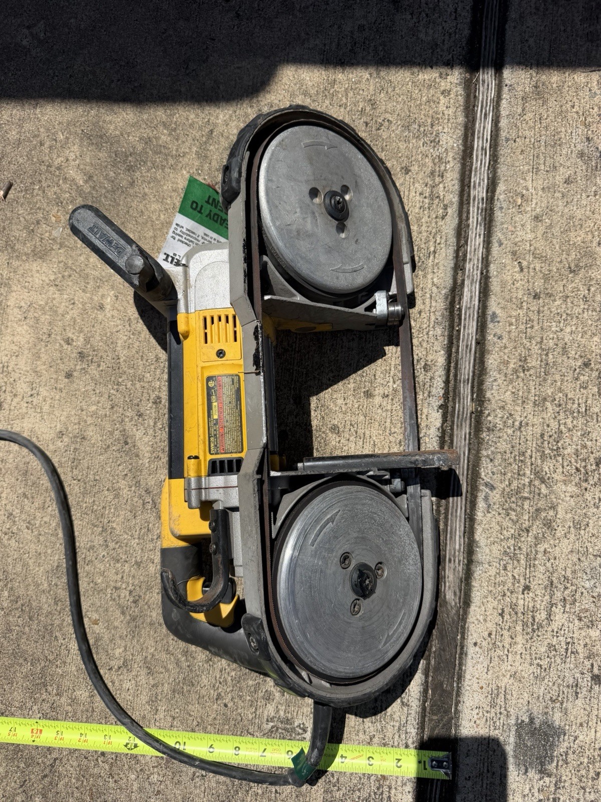 DEWALT DWM120 Portable Deep Cut Corded Band Saw, 120V, 5 in Capacity
