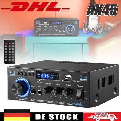 800W Digital Bluetooth Verstärker Audio HiFi Stereo Amplifier Vollverstärker FM