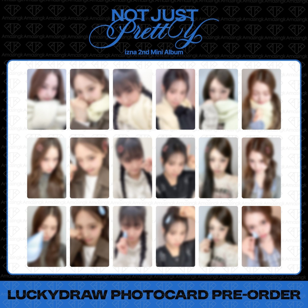 PreSale] IZNA 2nd Mini Album Not Just Pretty Everline LuckyDraw