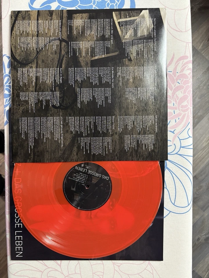Rosenstolz Das Große Leben ltd. Vinyl Neon Orange - Bild 4 von 4