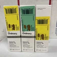 The Ordinary Hyaluronic Acid 2% + B5 Moisturizing Serum - 30ml SET Of 3