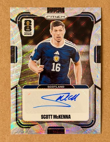Scott McKenna WAVE SIGNATURES 2026 Panini Prizm FIFA World Cup Scotland S-SM