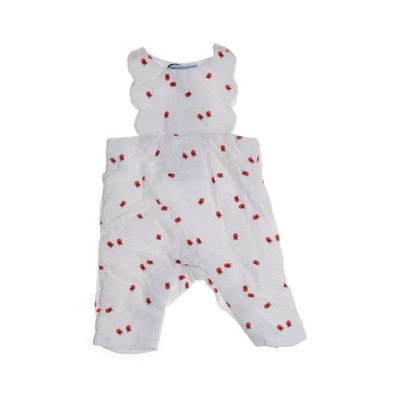 Jacadi, Strampler, Größe: 56, Weiß/Rot, Baumwolle/Polyester #jVL