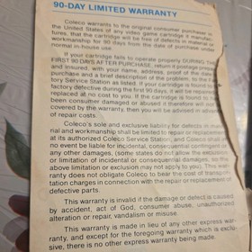 Colecovision Coleco 8 Game Manual Lot Catridge Instructions- Smurf, Donkey Kong