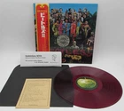 The Beatles Sgt. Pepper's Lonely Hearts Club Band W/Obi Japan Red Vinyl LP S1817