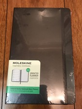 Moleskine Classic 12 Month Undated Weekly Planner, Hard Cover, Large 5" x 8...