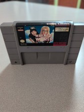 Super Nintendo SNES Wayne's World Read Tested Combine Ship
