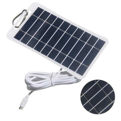 Polysilizium Solarpanel 2W 5V tragbares Ladegerät für Außenkameras 163 x 94 m