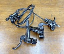 Shimano Deore M615 Hydraulic Brake Lever Set Front / Rear - bike - brakes