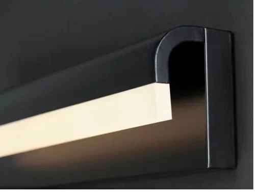 ET2 E24848-90 Black Waterfall 36"W Integrated Led Bath Bar - Picture 1 of 4