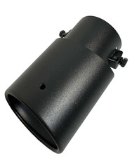 Dsycar 1.5-2.25 Universal Black Exhaust Tip Adjustable Bolt-on Straight Tailpip Dsycar 1.5-2.25 Universal Black Exhaust Tip Adjustable Bolt-on Straight Tailpip