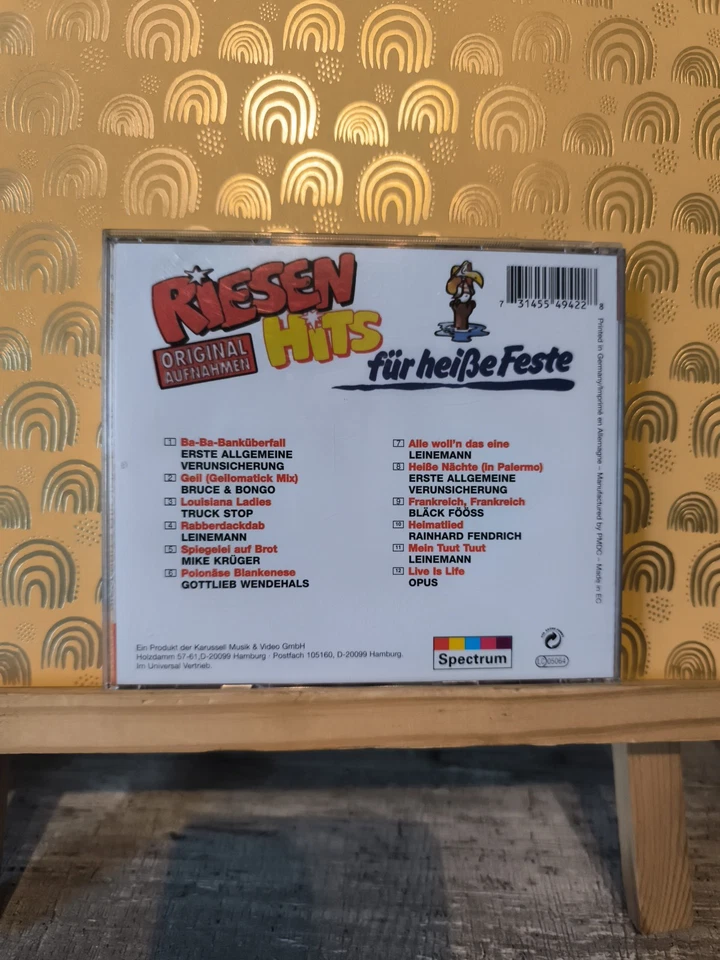 Riesenhits für heiße Feste CD Originalaufnahmen B - Bild 2 von 2