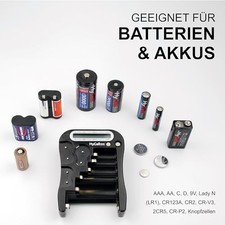HyCell Digital Batterietester LCD Anzeige f&uuml;r Batterien & Knopfzellen