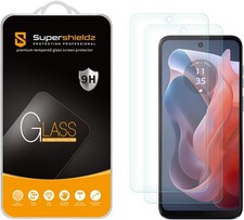 2 Pack Designed For Motorola Moto G Play 2024 Tempered Glass Screen Protector