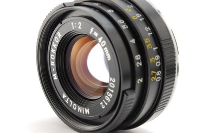 Top MINT] MINOLTA M ROKKOR 40mm f/2 Lens Leica M Mount for