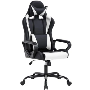 BestOffice High-Back Gaming Chair PC Office Chair Computer Racing Chair PU De...