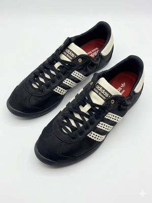 Adidas Wales Bonner Karintha schwarz/weiss, Satin, US 11, EU 45  1/3