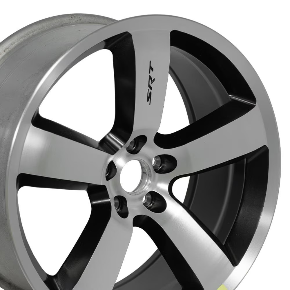 Set(4) 20x9 Machined Black 2262 SRT Rims Factory Dodge Mopar SRT