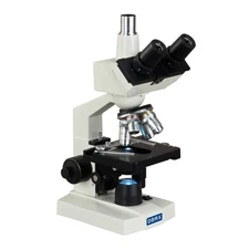 OMAX 40X-2500X LED Lab Trinocular Compound Microscope with Double Layer