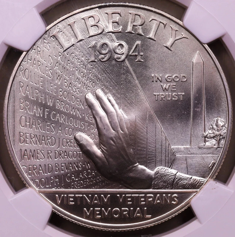 1994 W Vietnam S$1 Commemorative Silver Dollar NGC MS70 ***RARE ORIGINAL COIN*** - Image 4 of 4