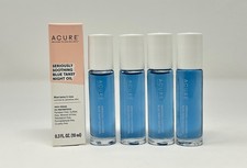 4 Acure Serioulsy Soothing Blue Tansy  Rose Night OIl .3oz New w/o box