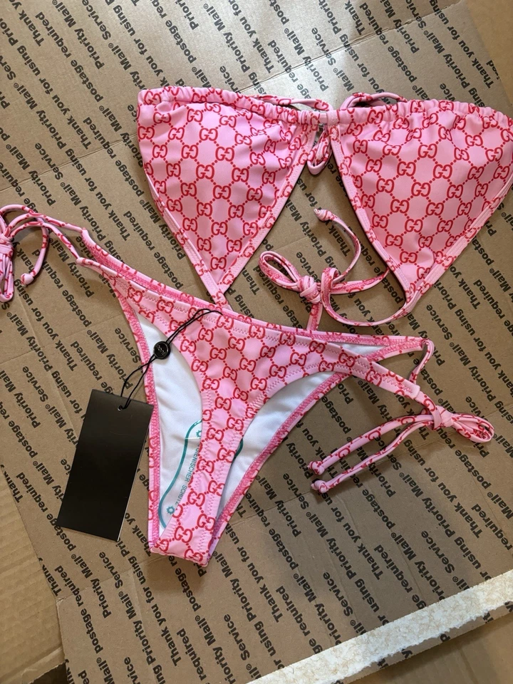 gucci bikini Womens pink Size M - Image 2 of 4
