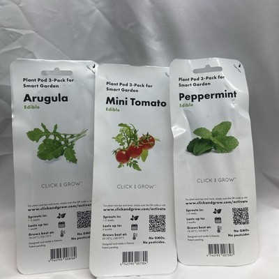 Click and Grow Smart Garden (Moss Rose) Plant Pods, 9-Pack NEW SEALED!