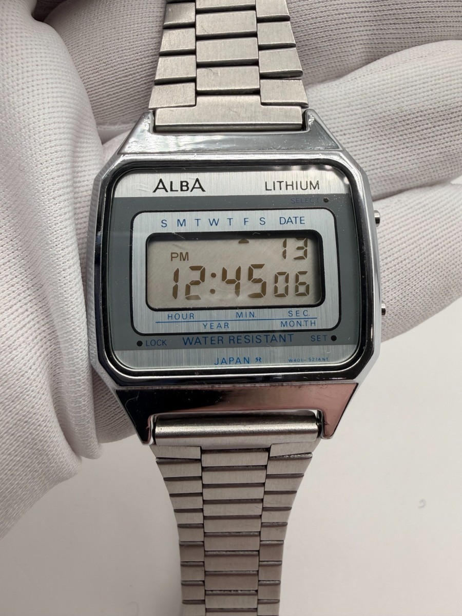 SEIKO ALBA V248-0070 ライムグリーンダイバー風 美品 SEIKO ALBA V248-0070 ライムグリーンダイバー風 美品 SEIKO ALBA