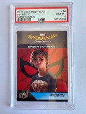 2017 UD Spiderman Michelle Homecoming Spider Sightings Zendaya as Michelle PSA 8