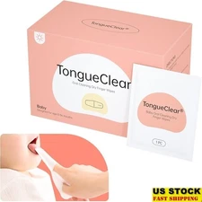 Baby Oral Cleaner Wipes 60 Count Gentle Dry Wet Use Safe Teething Massage