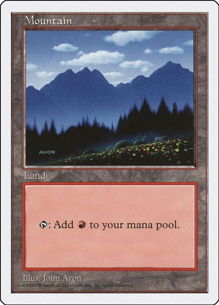 Mountain [5ED - 445 Lightly Played]