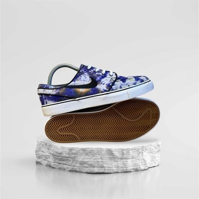 Nike SB Zoom Stefan Janoski PR QS Purple Tie Dye 678472-104 - US 8,5 - Rare.