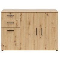 Sideboard - Artisan Eiche - 120 Cm Breit Sideboard Kommode Tv Sideboard